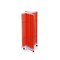 Azar Displays Pinwheel Pegboard Floor Display on Wheeled Base 700443-RED - alternate 1